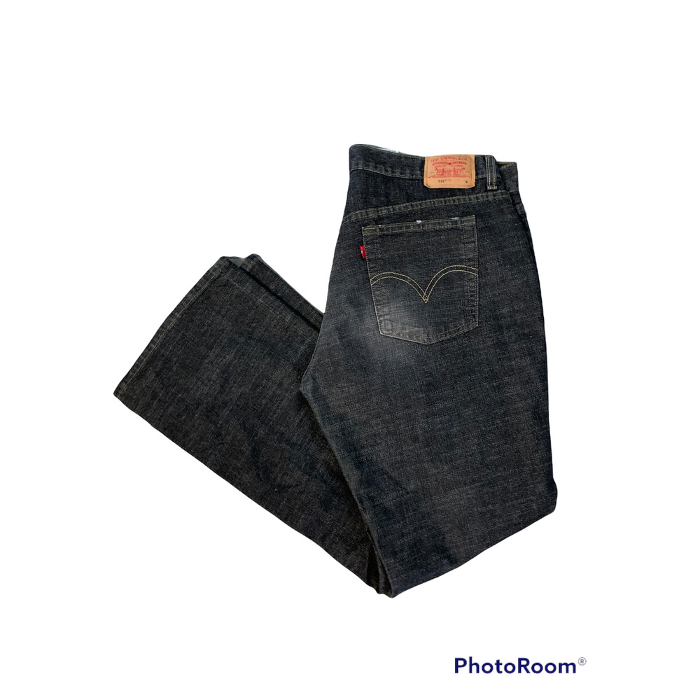 Levi's 515 Bootcut Low Rise Black Washed Jeans SIZE 1667